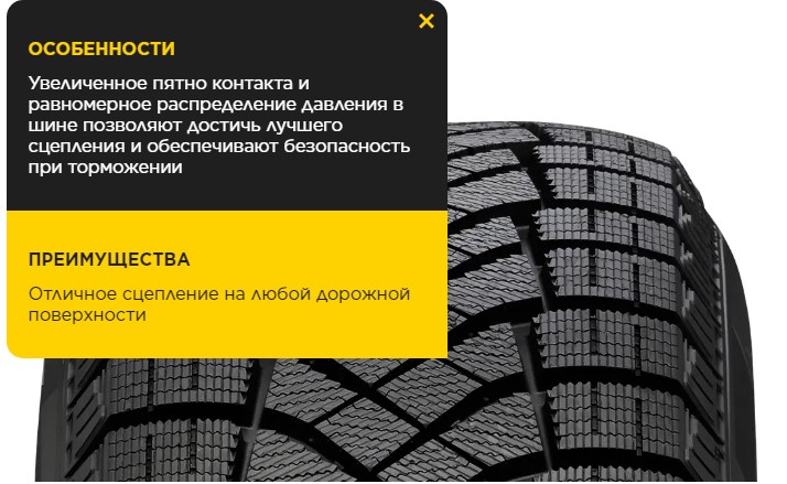Оптимизированная форма профиля протектора